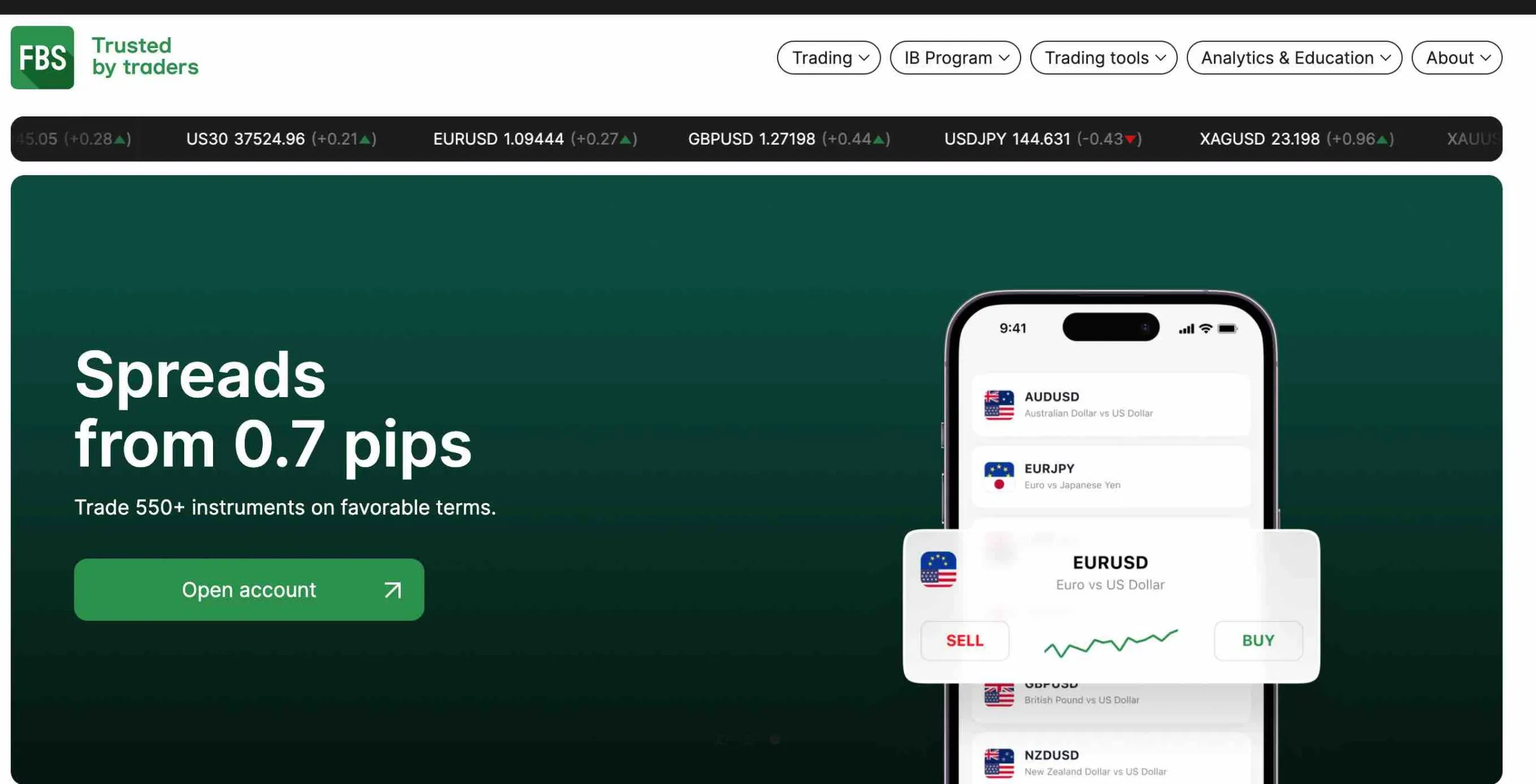 FBS is one of the best trading platform in kenya for beginners