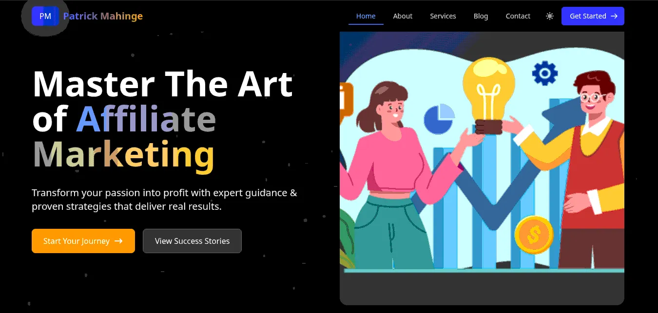 Screen grab of Mahinge.com as it appeared in September 2025